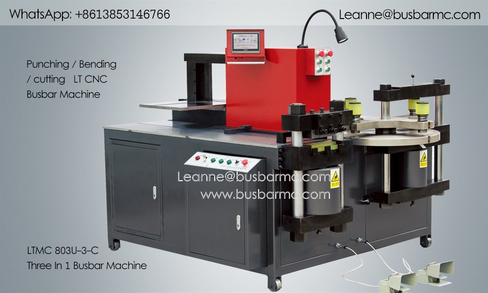 busbar cutting punching bending machine